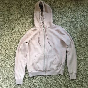 Blush/Dusty Pink Zip Up Hoodie (H&M)